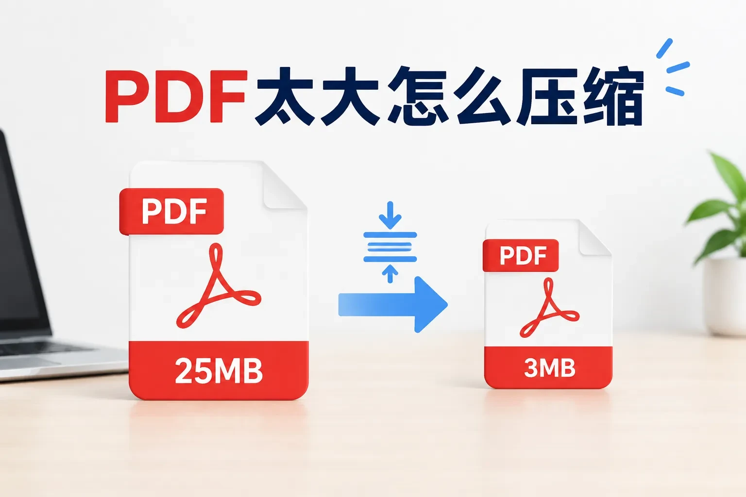 PDF太大怎么压缩？在线压缩PDF文件大小并保持清晰度的方法