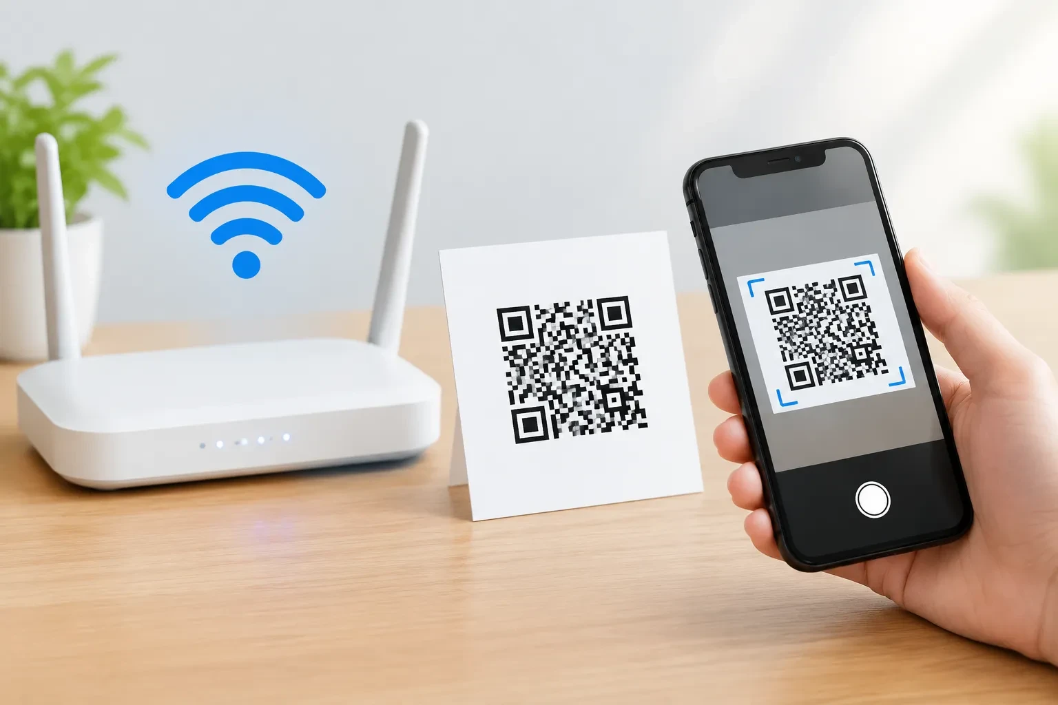 WiFi二维码怎么打印？把无线网络密码做成扫码连接二维码